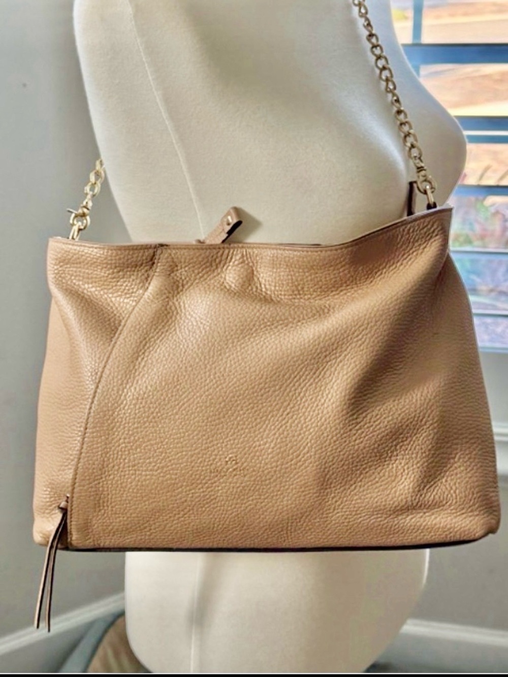 Cuoieria Fiorentina Italian Pebbled Leather Purse